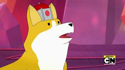 Once, a mighty Corgi emerged
from the Blue River. - Infinity Train
