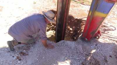 Once again, the machine
that could save their season - Outback Opal Hunters