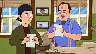 Once again, the superior
mind reigns superiorally. - Corner Gas Animated