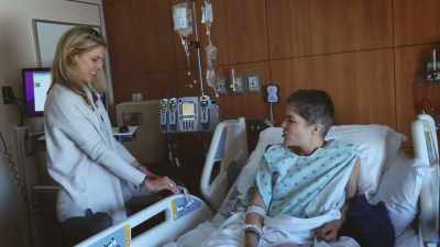 Once they cleared
pre-transplant testing - Introducing, Selma Blair
