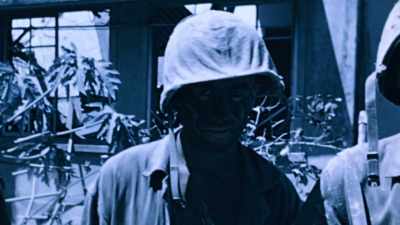 Once we got away from
home, it was a different world. - The Pacific War in Color