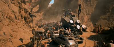 Once I'm over......clear the rocks and bring everyone through. - Mad Max: Fury Road