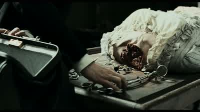 Once more, the neck wound cauterized. - Sleepy Hollow