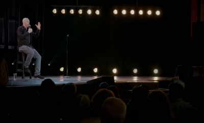 Once on the way out,
once on the way back." - Bill Burr: Walk Your Way Out