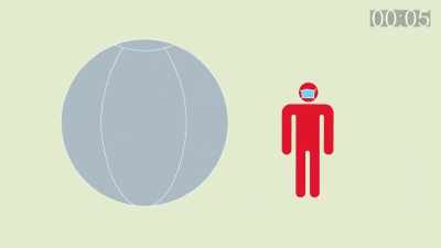 Once outside the venue, you can
unzip your space bubble and get - The Flaming Lips Space Bubble Film