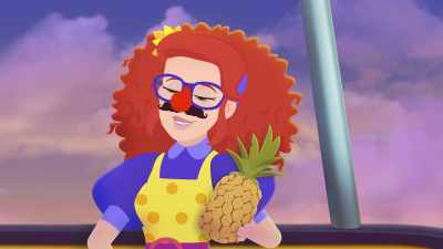 Once this "river" hits land,
the water vapor will cool... - The Magic School Bus Rides Again: The Frizz Connection