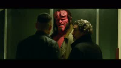 Once the casket is secure you'll be on the first flight outThe bureau can put you back in your cageMy cage My cageI'm gonna ask specifically that you clean my sawdustCan't wait till you smell demon shit pal - Hellboy