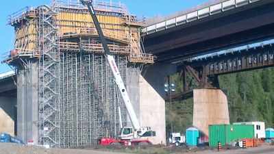 Once the first half
was complete, - Engineering Catastrophes