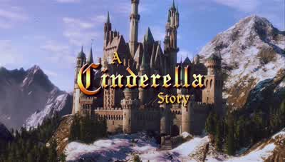 Once upon a time, in a far away kingdom, lived a beautiful little girl and her widowed father. - A Cinderella Story