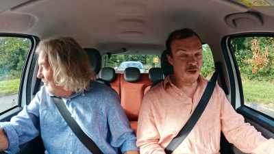 Once we're on this road,
we will be approaching - James May and the Dull Men