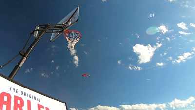 ONCE YOU GET CLOSE TO THAT
BACKBOARD, THAT'S WHEN YOU START - Harlem Globetrotters: Play It Forward