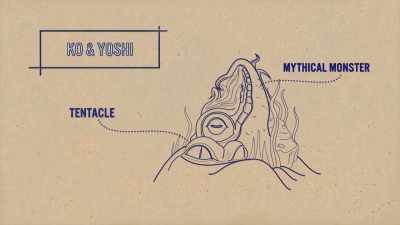 One is a tentacle
with octopus leg. - Race Against The Tide