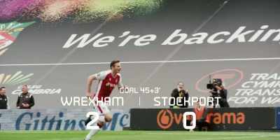 One above with the keeper. - Welcome to Wrexham
