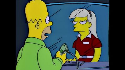 One adult and four children. - The Simpsons