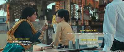 -One bite, please.
-No. - Hum Do Hamare Do