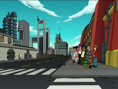 One bowl of Jell-O knuckles. - Futurama