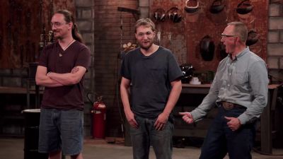 - One chop. - Forged in Fire