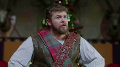 One Christmas tree
feels sad and lonely, - A Merry Scottish Christmas