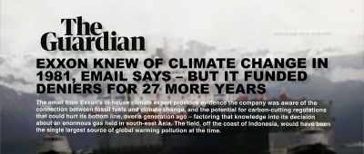One company, Exxon alone, - The Lost Century: And How to Reclaim It