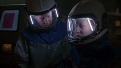 One deaf woman survives unscatned
while everything else around her dies. - The X-Files