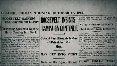 - One democratic supporter said - Theodore Roosevelt