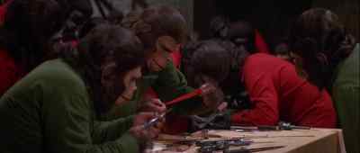 "One dozen steaks, New York cut,
for Mrs Van Thal." - Conquest of the Planet of the Apes