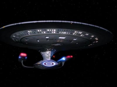 One enemy target hit, sir. - Star Trek: The Next Generation