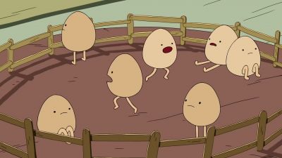 One free-range humpty dumpty. - Adventure Time