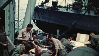ONE GENERAL THINKS IT WILL BE,
QUOTE, "A QUICKIE." - The Pacific War in Color