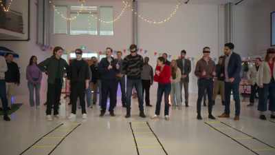 One half of your pair
is blindfolded - Return to Office