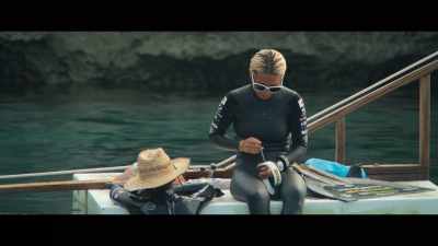 One hundred meters.
It was a big number. - The Deepest Breath
