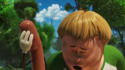 One hundred percent
pure grade A beef real. - Sausage Party: Foodtopia
