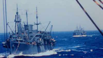One hundred ships. 35,000 men. - The Pacific War in Color