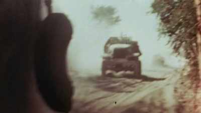 ONE ISLAND IS ALREADY
UNDER AMERICAN CONTROL--SAIPAN. - The Pacific War in Color