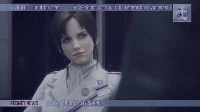 One last question
for our younger viewers, sky marshal: - Starship Troopers: Traitor of Mars