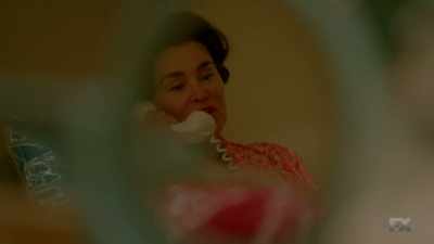 One look at her face
and you'd think - FEUD