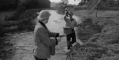 One misguided grayling. - The Day They Robbed the Bank of England