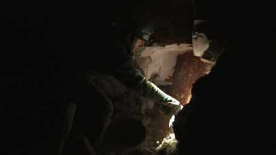 One mistake
and he could trigger a cave-in. - Outback Opal Hunters