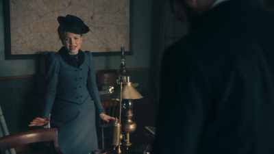 ONE MOMENT SHE PROTESTS
HER HUSBAND'S INNOCENCE, - Miss Scarlet and the Duke