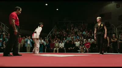 One more kick! - The Karate Kid
