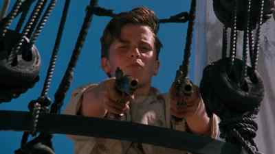 One more step, Mr. Hands,
and I'll blow your brains out. - Treasure Island
