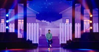 One night, we're on the living room table.
We're doing integrals. - Hasan Minhaj: Homecoming King