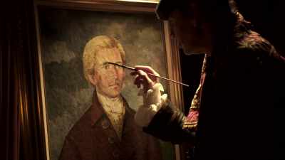 "One night, whilst
I was painting a portrait, - Empire Queen: The Golden Age of Magic