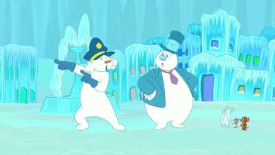 One of my snow scouts spotted - Tom and Jerry Snowman's Land