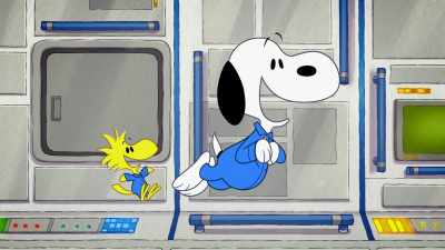One of the International Space Station's
current experiments - Snoopy in Space