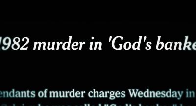 One of the things I remember about the acquittal - Murder of God's Banker