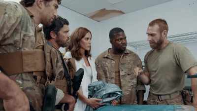 One of us dons the suit, - Alien Warfare