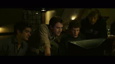 One on the left. - The Social Network