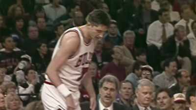 One-on-three and, guess what, put it in. - The Last Dance