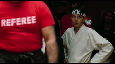 One point, Lawrence. - The Karate Kid